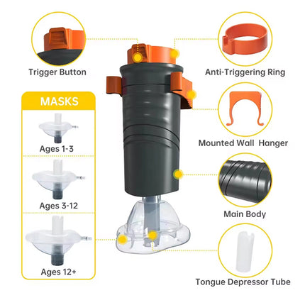 Emergency Airway Rescue Suction Device for Choking Situations