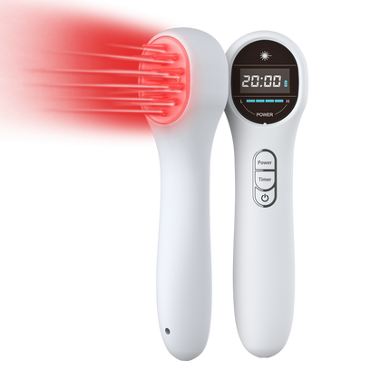 Portable Dual Wavelength Red Light Relaxation Device 650nm 808nm Handheld White