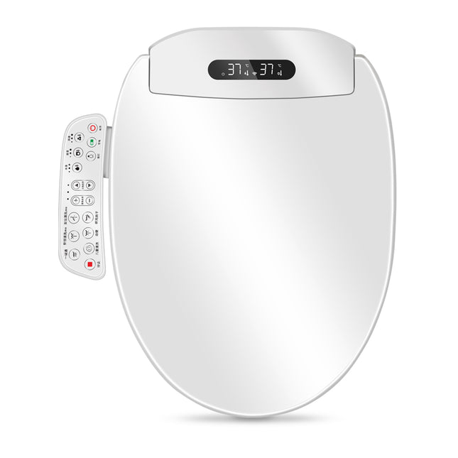 Smart Electric Bidet Toilet Seat with Heated Seat, Warm Air Drying, Posterior & Feminine Wash, Waterproof