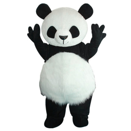 Adult Panda Mascot Costume Full Body Plush Animal Suit for Events Parties and Promotions