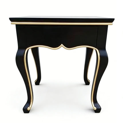 Handmade Birch Wood Square Accent Table with Modern Design