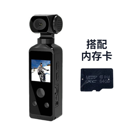 Portable 4K Ultra HD Action Camera 270° Flip Lens WiFi Mini Sports Camera for Cycling Travel and Vlogging