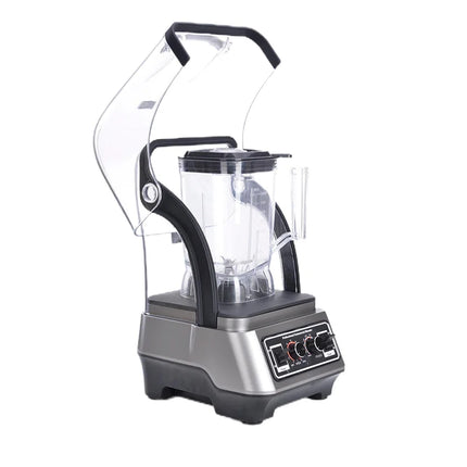 2200W Commercial Blender with 2L Jug and Mechanical Timer for Smoothies, Juices and Soy Milk