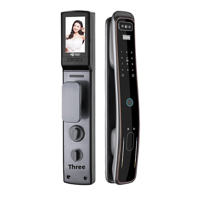 Digital Smart Door Lock with HD Visual Doorbell, IPS Screen and Multiple Unlock Methods