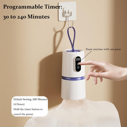 Portable Electric Clothes Dryer with 360° Hot Air Circulation Compact Laundry Drying Bag