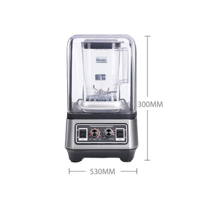2200W Commercial Blender with 2L Jug and Mechanical Timer for Smoothies, Juices and Soy Milk