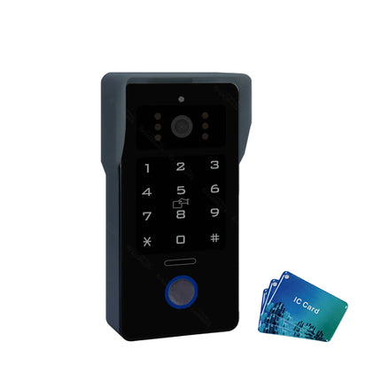 Smart Video Intercom with Touch Screen, RFID Unlock & Remote Monitoring