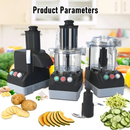 Electric Vegetable & Fruit Cutter Machine 600W 3L Food Slicer Processor