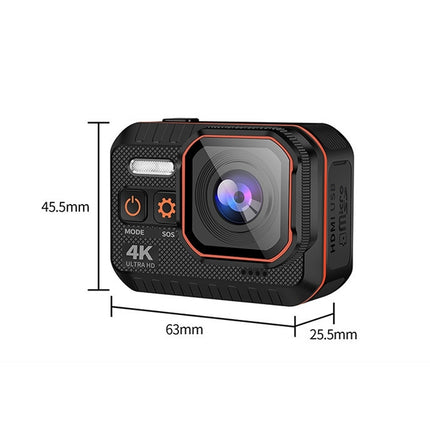 Compact 4K Outdoor Action Camera WiFi Waterproof Wearable Video Recorder
