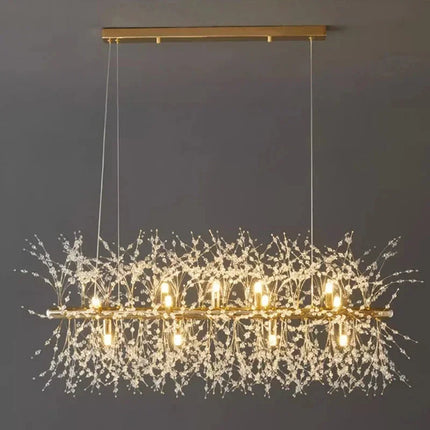 Contemporary LED Pendant Chandelier – Modern Sleek Lighting for Home, Dining, and Salon