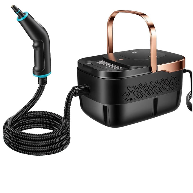2500W Portable Handheld Steam Cleaner with Fast Heat Up and 1L Tank for Home and Car