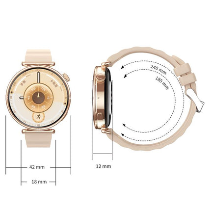 Smart Sports Watch with Wireless Call, GPS, Heart Rate Monitor, 1.43 Inch AMOLED, IP67 Waterproof