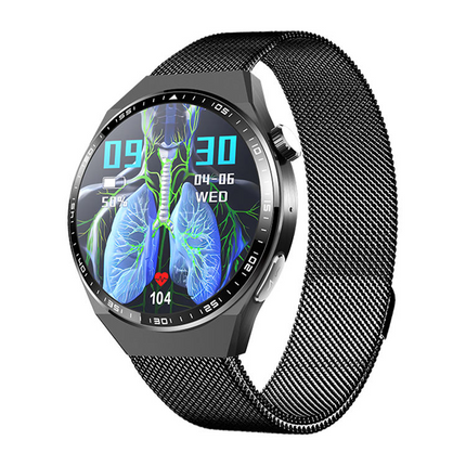Smart Fitness Tracker Watch with Heart Rate, Blood Pressure, ECG & Activity Monitoring