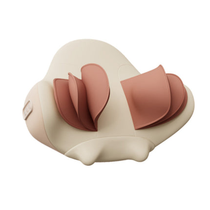Rechargeable Neck Massage Pillow with Air Compression and Vibration – Portable Warm Heat Cervical Massager