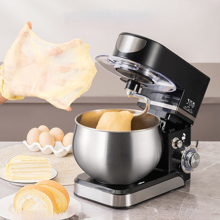 300W Electric Kitchen Stand Mixer with 3L Bowl and Anti-Slip Suction Base