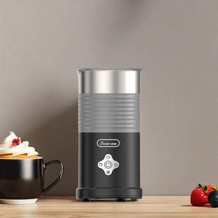 Stainless Steel Electric Milk Frother, Automatic Hot & Cold Foam Machine (Cappuccino/Latte)