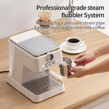 Desktop 20 Bar Pump Espresso Coffee Machine with 1.5L Removable Water Tank