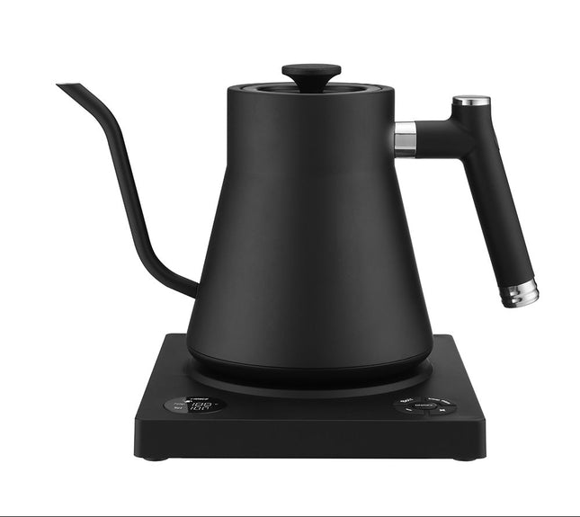 Cordless Stainless Steel Gooseneck Kettle with Digital Temperature Control and Auto Shut-Off