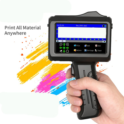 Compact 12.7mm Portable Inkjet Coding Printer for Product Marking and Label Printing