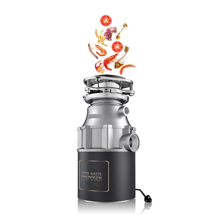 Household Food Waste Disposal Unit 1150ml DC Motor 3600RPM Continuous Kitchen Sink Grinder