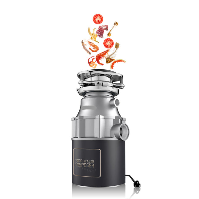 Household Food Waste Disposal Unit 1150ml DC Motor 3600RPM Continuous Kitchen Sink Grinder