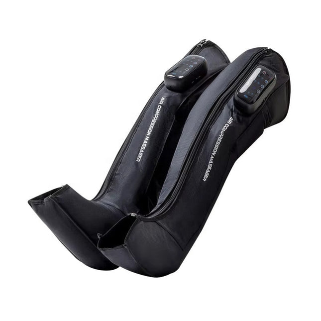 Cordless 360° Airbag Leg Massager with Smart Control Panel, Adjustable Compression & Heat Function
