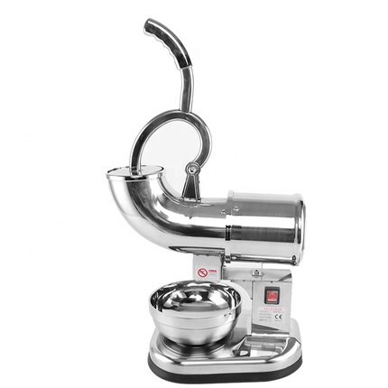 Electric Stainless Steel Ice Crusher Smooth Shaved Ice Machine for Drinks
