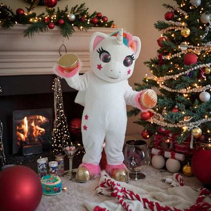 Adult Inflatable Unicorn Costume for Parties Holiday Mascot Outfit