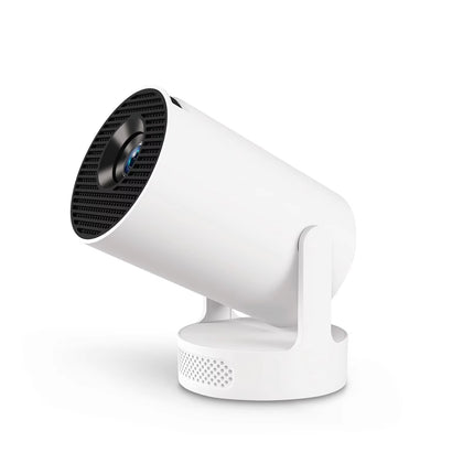 Compact Smart Android Projector WiFi 6 Bluetooth 5 HD Input 170 ANSI Lumens Portable Home Cinema