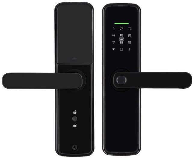 Biometric Fingerprint Smart Door Lock – Keyless Entry with Password, Card, and Mechanical Key
