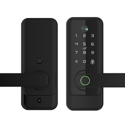Smart Fingerprint and RFID Door Lock with Camera, App, and Password Access
