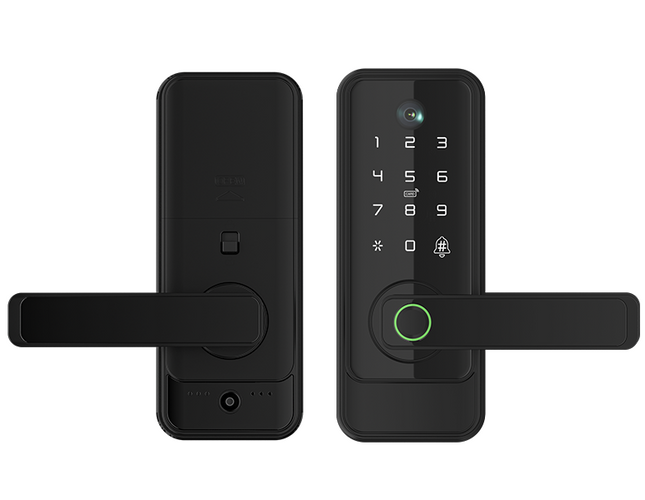 Smart Fingerprint and RFID Door Lock with Camera, App, and Password Access