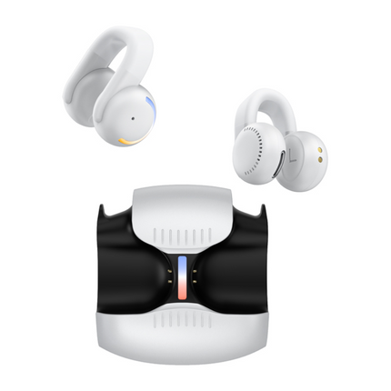 Wireless Clip-On Earbuds Bluetooth 5.3 with Touch Control and IPX4 Waterproof