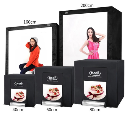 60cm Folding Photo Studio Softbox Light Tent with 88 LED USB Rechargeable 5500K Daylight