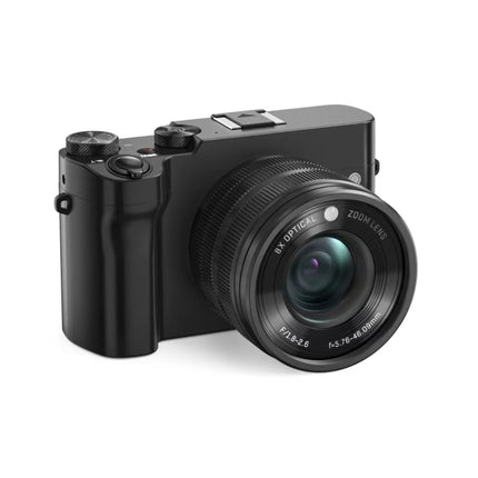 Compact 5K Travel Camera with 8x Digital Zoom, Smart Focus, Anti-Shake Technology & Integrated LED Light