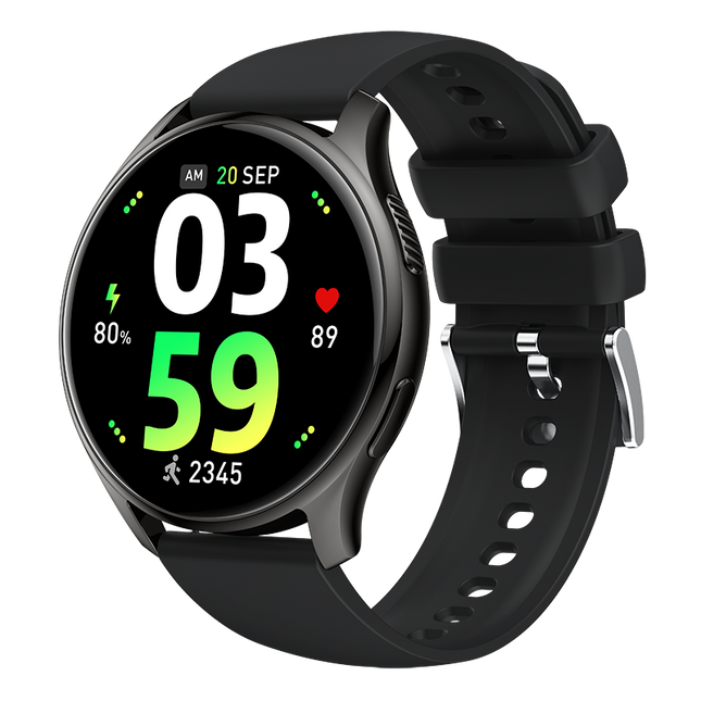 Rechargeable Smart Watch with Step Counter, Calorie Tracking, Music Control & Weather Alerts