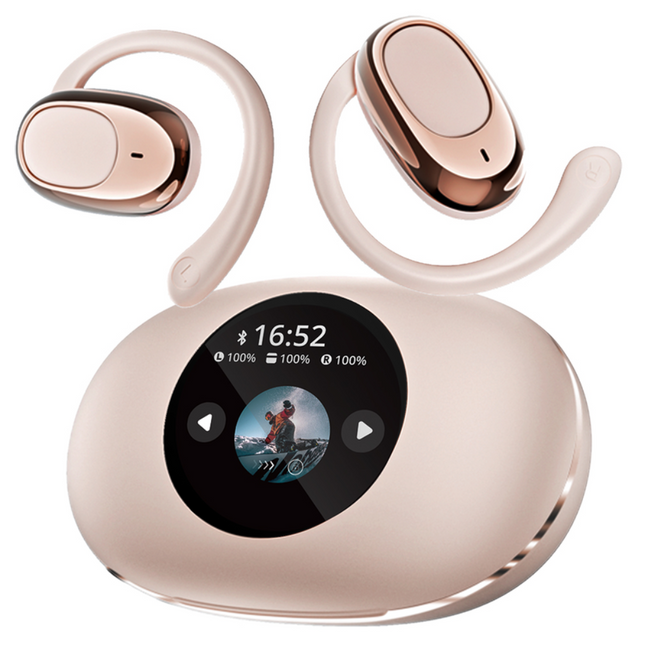 Open-Ear AI Translation Earbuds with Touch Controls and Real-Time Voice Translation
