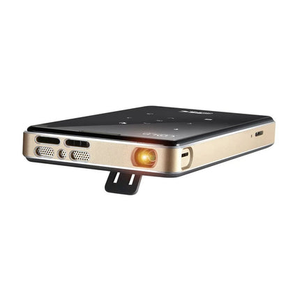 Portable Smart Projector with Auto Focus, Dual-Band WiFi & Bluetooth – Android 9.0, Compact Black Mini Projector