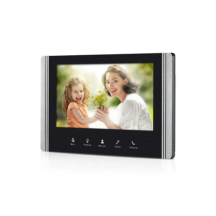 7 Inch Video Door Intercom System with Dual Indoor Monitors and Night Vision Outdoor Camera