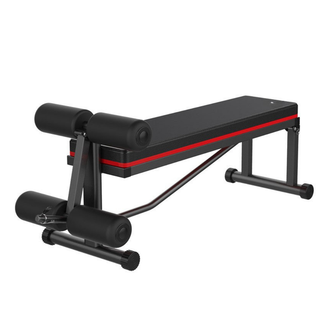 Steel Frame Workout Bench for Home Strength & Resistance Training Black