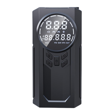 Compact Car Power Pack with 12V Charging, 150 PSI Air Pump & Emergency LED Light
