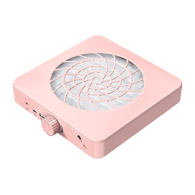 Professional Nail Dust Extractor Machine with Silent Turbo Suction System