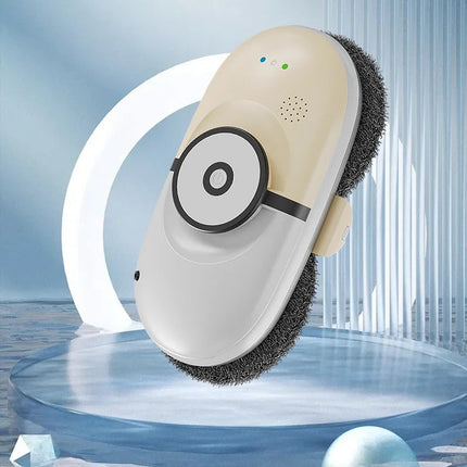 Ultrasonic Robot Glass Cleaner with 3200Pa Suction & Auto/Manual Modes