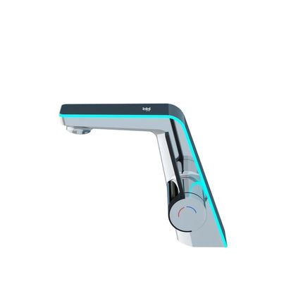 Smart LED Bathroom Basin Mixer Tap with Digital Temperature Display Dual Water Flow