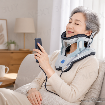 Portable Electric Cervical Neck Traction Device with Airbag Relaxation and Comfort Relief