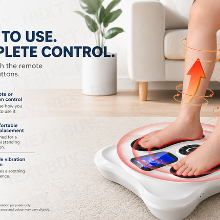 Portable FIR Heat & Low-Frequency Pulse Relaxation Device with Remote Control