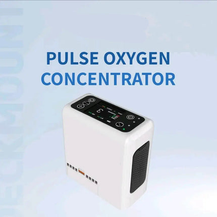 Compact Rechargeable Portable Oxygen Concentrator – Pulse Flow, Low Noise, Travel-Friendly