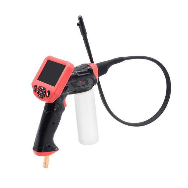 Rechargeable Drain Inspection Camera Cleaner with 0.8MP Air Spray and 800mm Flexible Tube