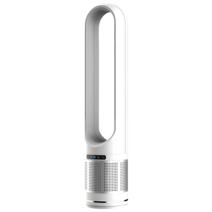 Compact 105 cm Tower Air Purifier & Cooler with HEPA Filter – 30W, White