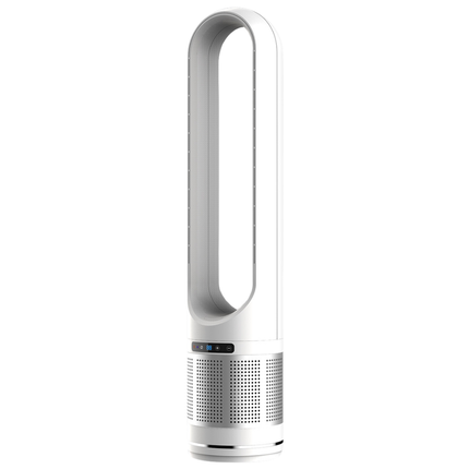 105cm Slim Tower Air Cooler with HEPA Air Filtration – 30W White Unit